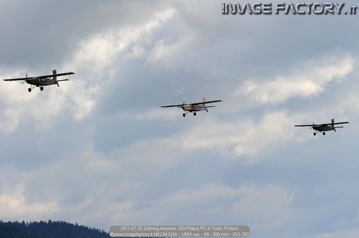 2011-07-02 Zeltweg Airpower 203 Pilatus PC-6 Turbo Porters